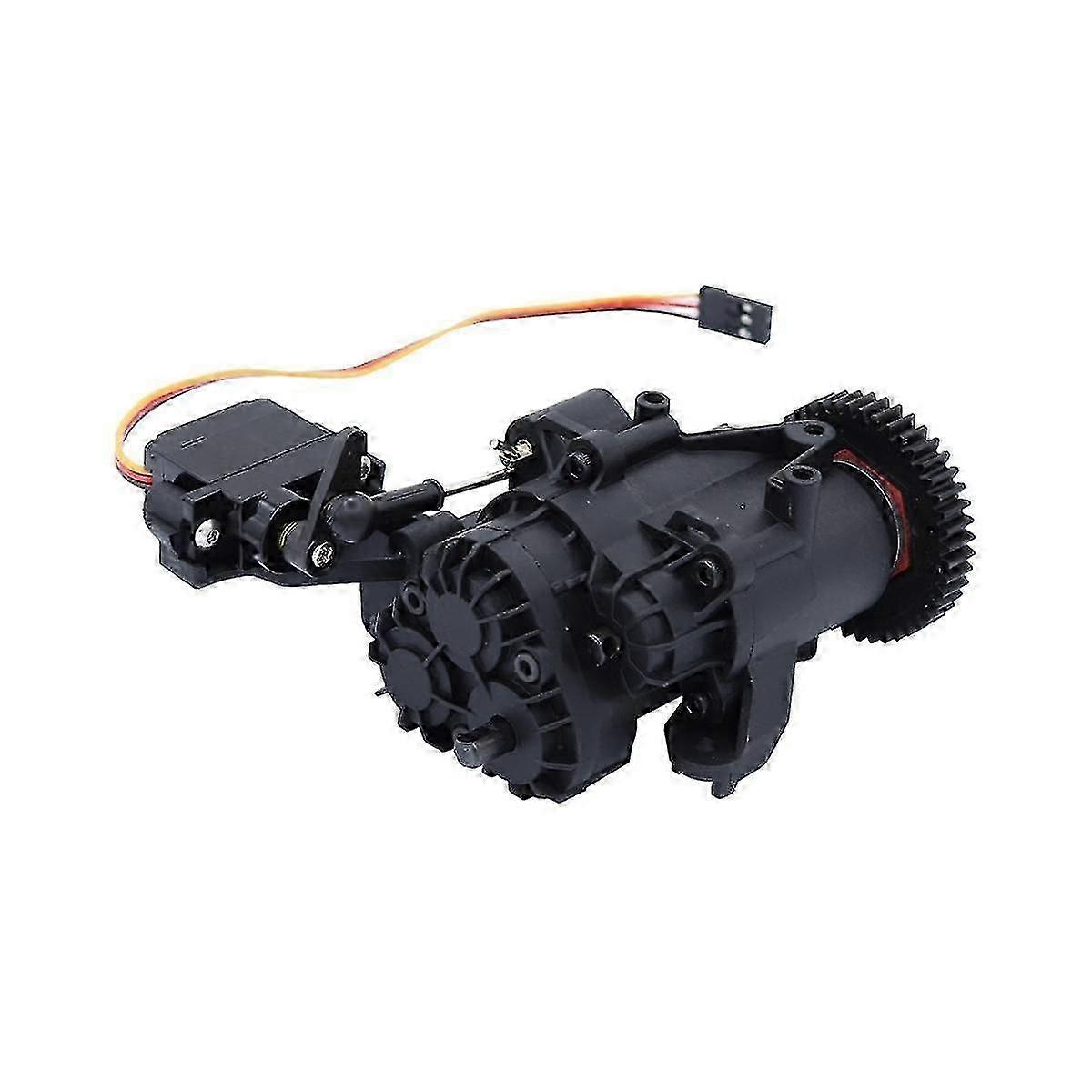 2 Speed Gearbox w/ Internal Gears for 1/10 RC Crawler TRX4 TRX6 Upgrade - Black