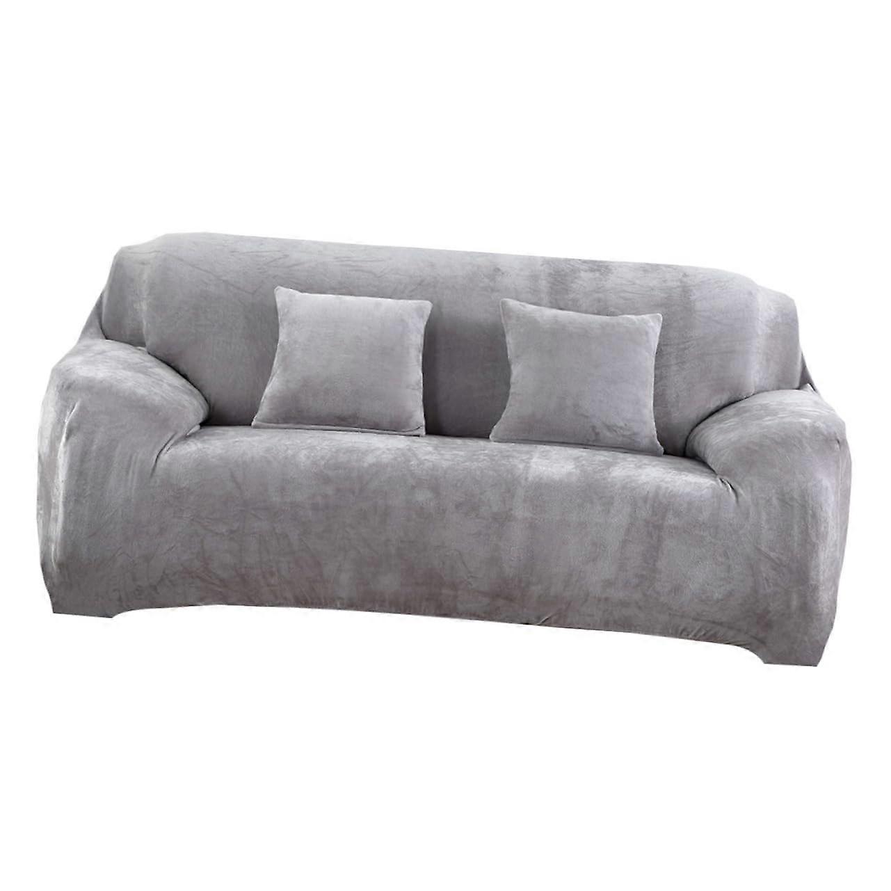 Elastic Sofa Cover, NonSlip Polyester Spandex, Protects Stains, Easy to Clean