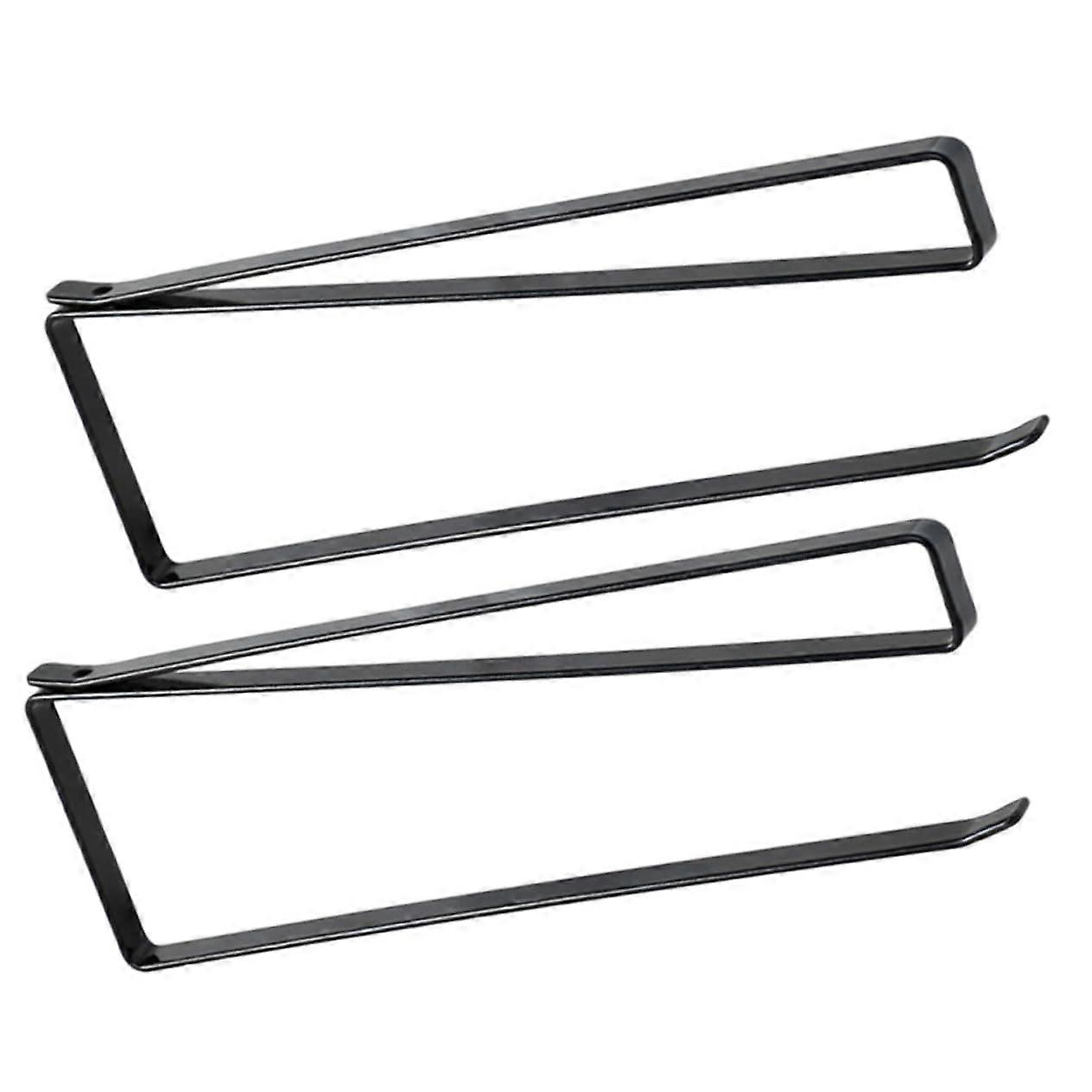 Modern Paper Roll Holder Two Pack Iron Kitchen And Bathroom Accessories Drill In Wall Mount