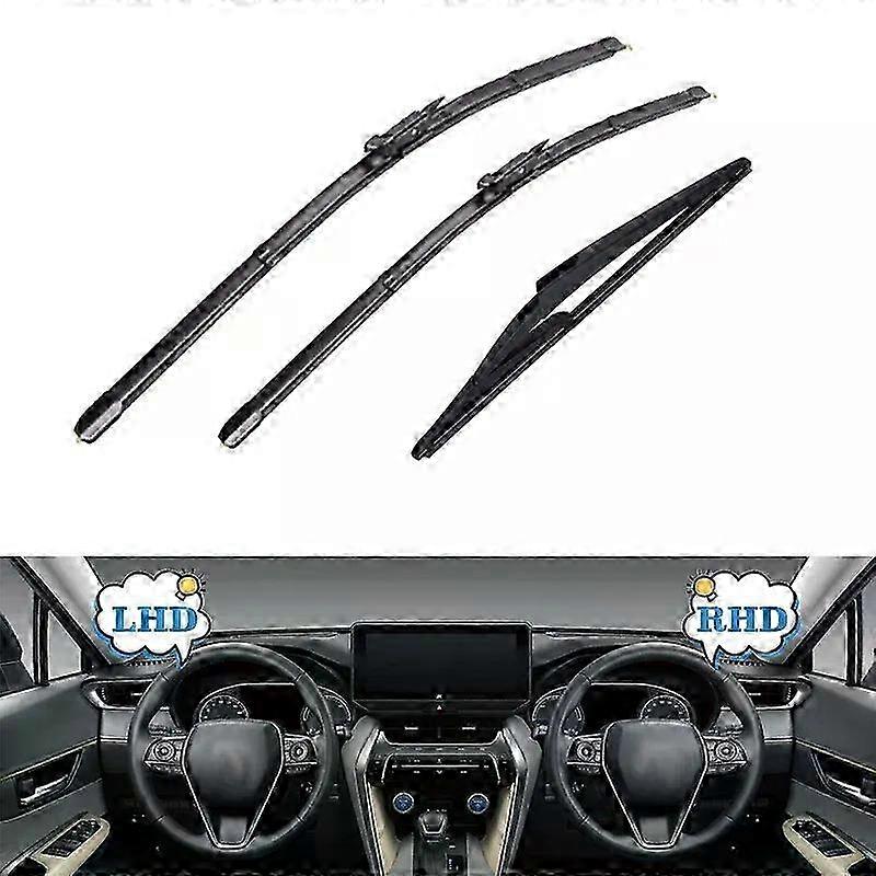 Wiper Blades Set for Compatible Models 2006-2014 26+16+12