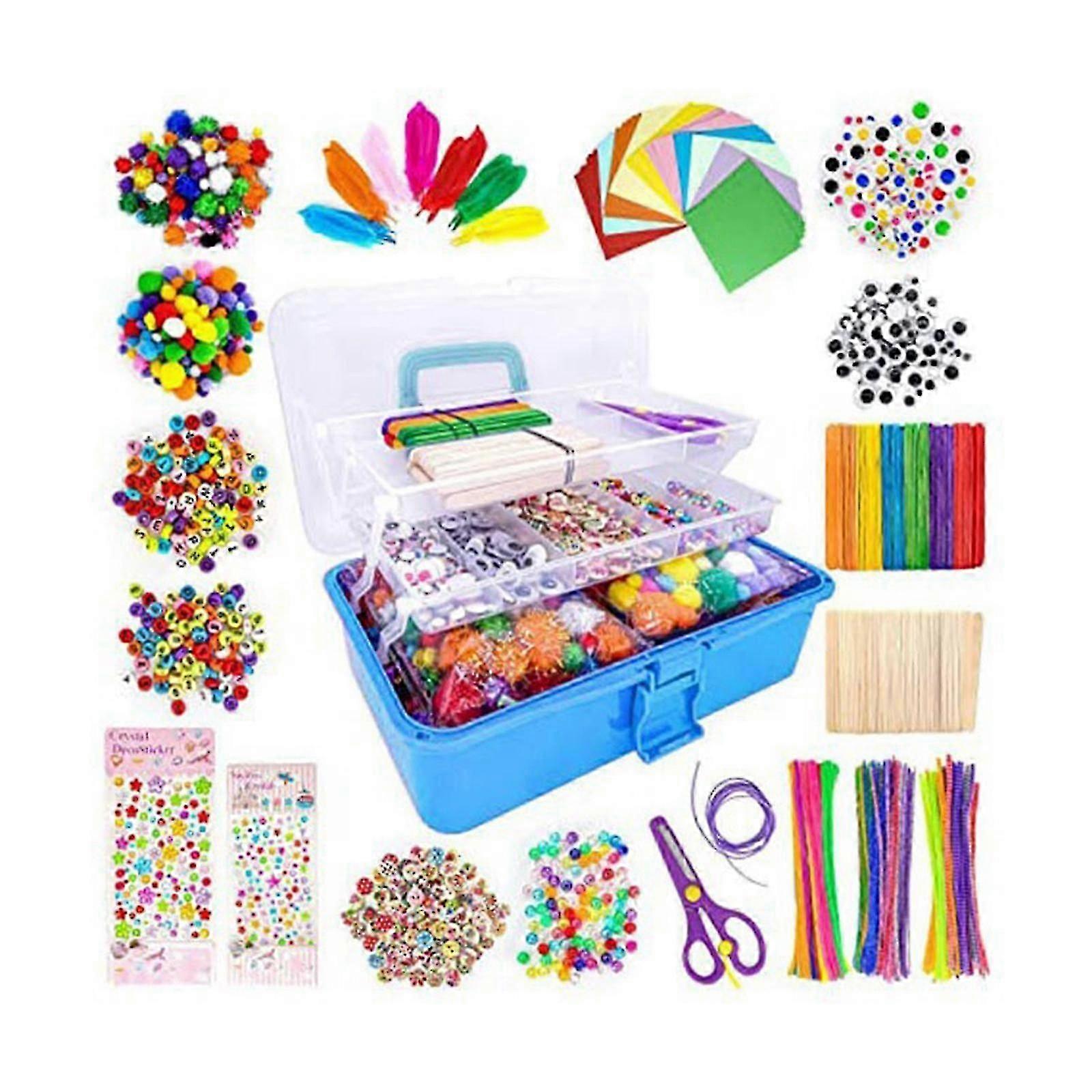 Bambini Arti Artigianato Set di forniture fai-da-te Scatola artigianale regalo per i più piccoli e l'apprendimento a casa