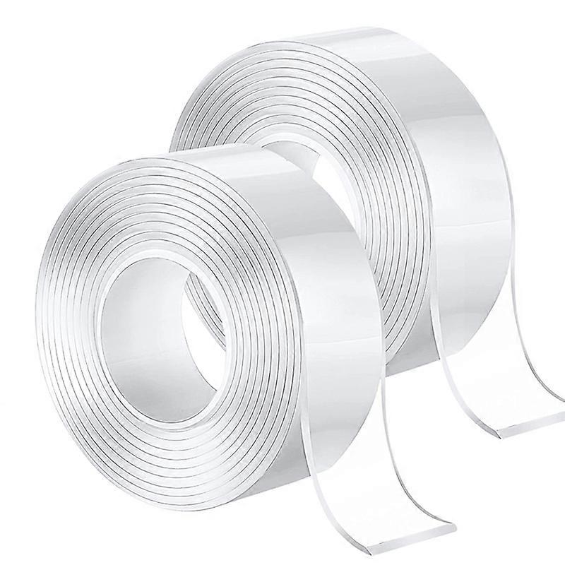 5M Extra Strong Double-Sided Adhesive Tape, Nano Tape Transparent Washable, Removable Traceless Double-Sided Gel ZeGoods