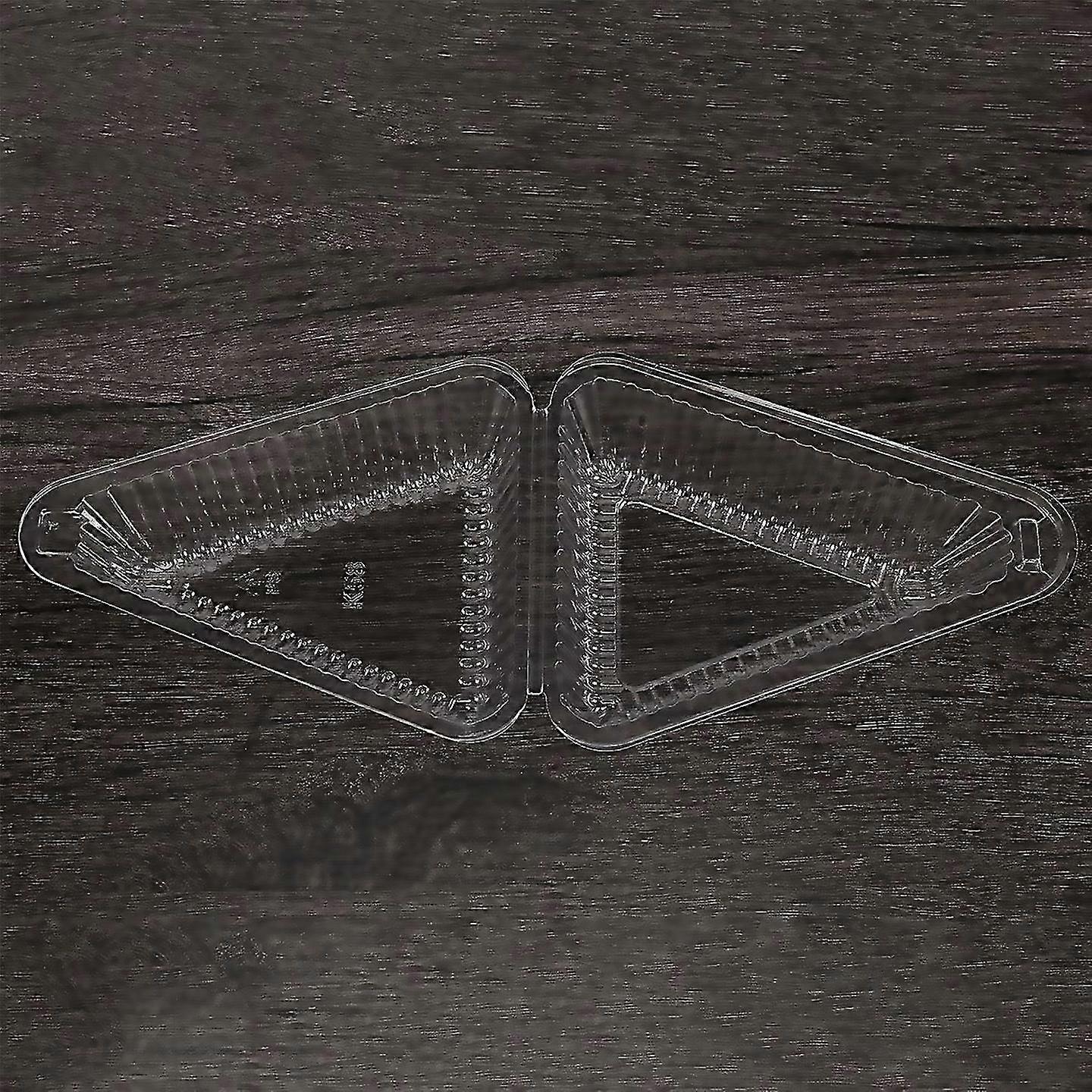 For 100pcs Triangle Cheesecake Boxes Triangle Pie Holders Cake Boxes