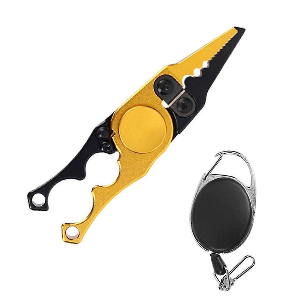 Fishing Pliers Fishes Lip Fishing Plier Tool Fishing Hook Remover with Ergonomic Handle Multifunctio