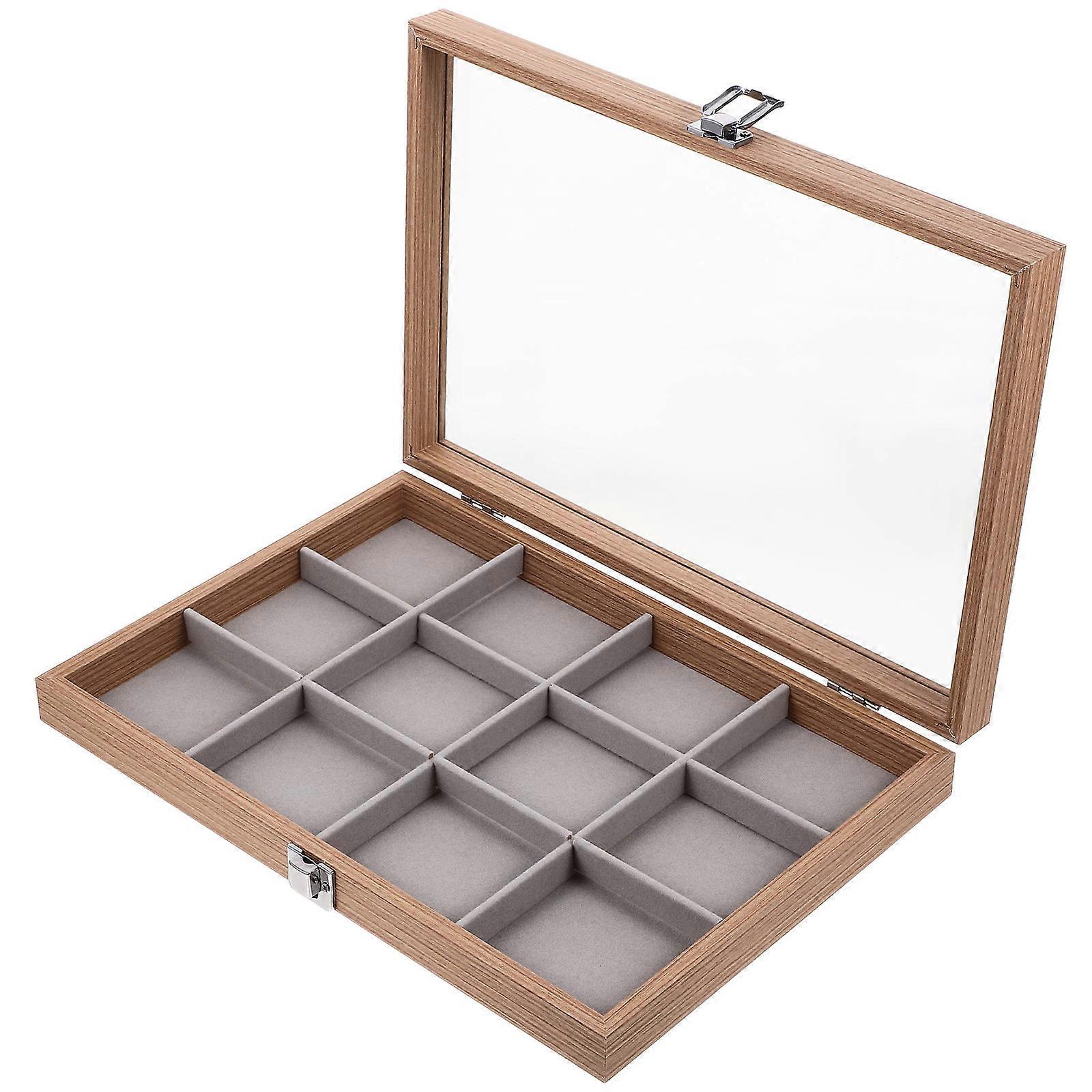 It looks like your message got cut off at the end. However, craft a full product description or title for a **Jewelry Display Box With Clear Lid,
