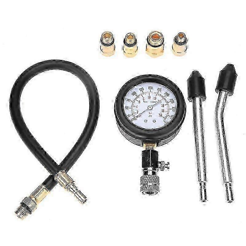 Pressure gauge tester kit compression auto engine gasoline cylinder motor