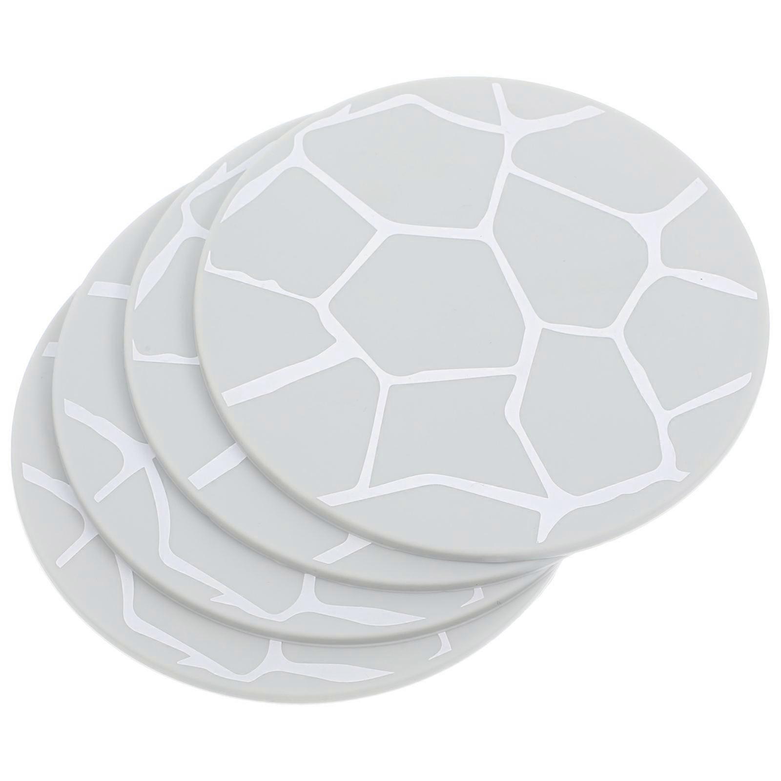 Protective Cup Mats Anti-Slip Tea Cup Pads Home Use Increase Friction 4Pcs