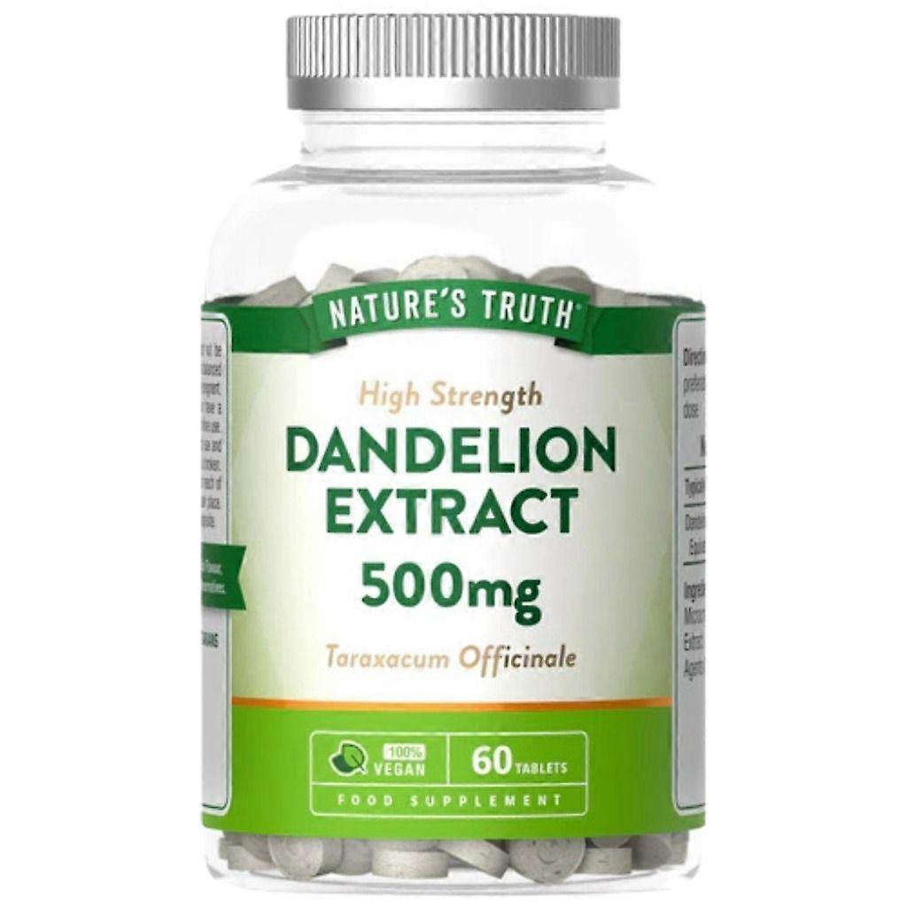 Nature's Truth Dandelion Extract 500mg Tablets 60