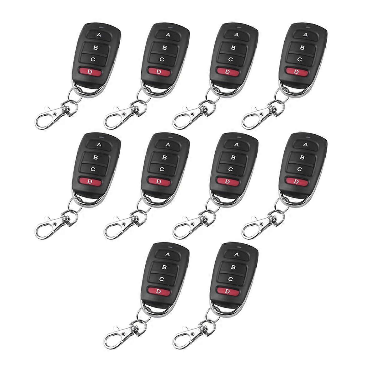 433MHz Copy Remote Control Electric Garage Door Opener Wireless Controller Duplicator Cloning Code Transmitter 10Pcs