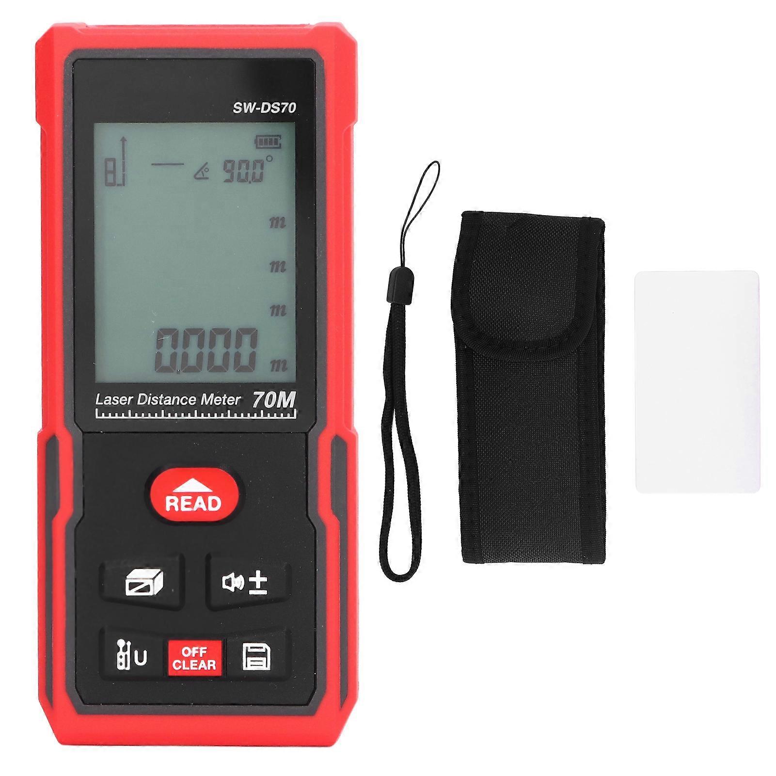 Infrared Laser Measuring Meter Multifunctional Distance Area Volume Range Gauge SWDS70
