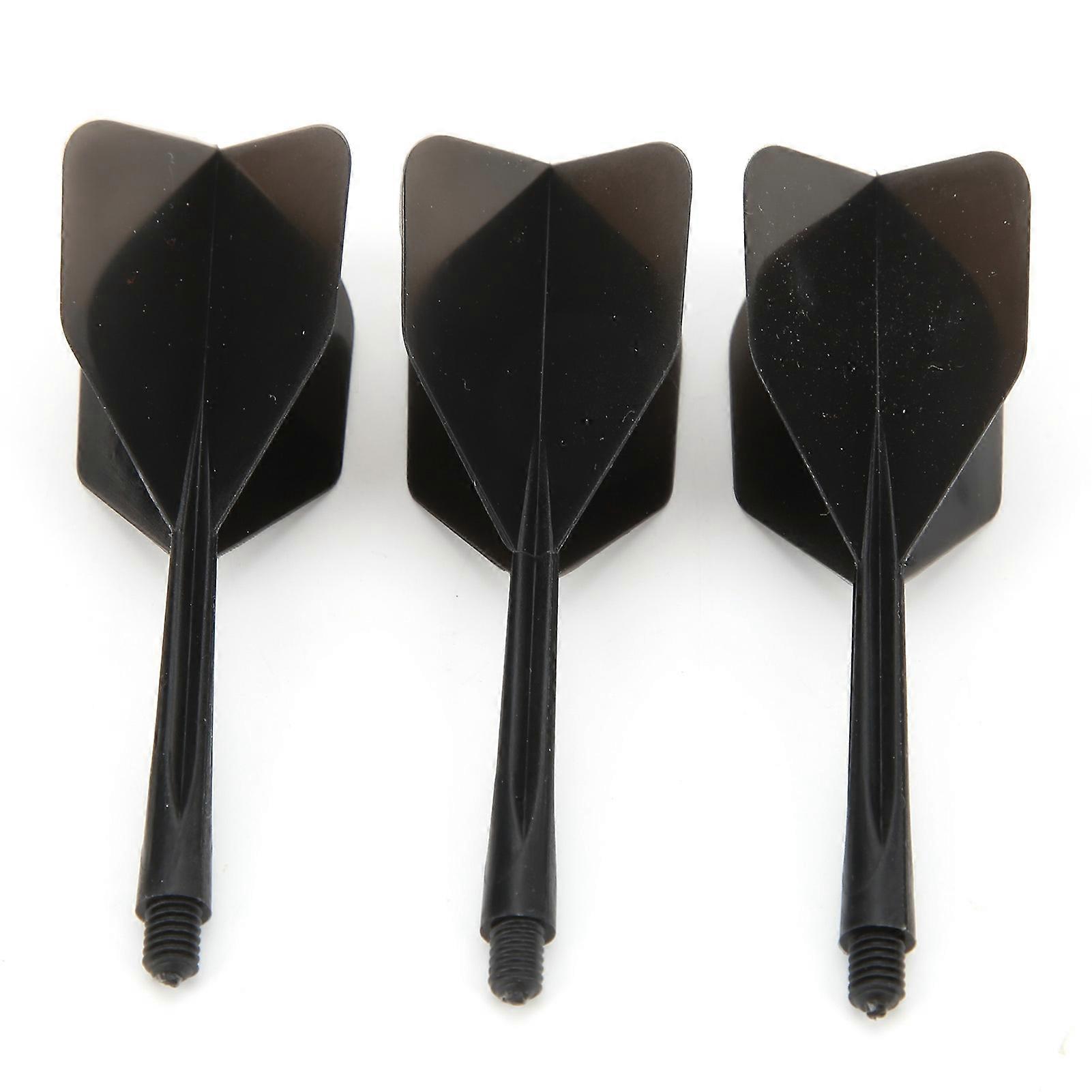3 Pcs 2BA Integrated Transparent Dart Shaft and Flights Standard Shape Anti Break