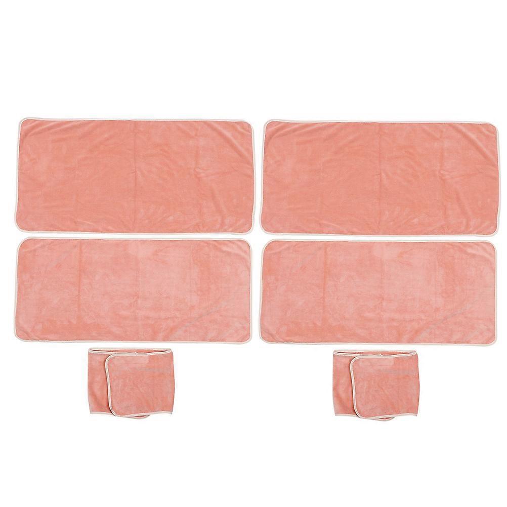 Microfiber Beauty Salon Towels Set Comfortable Hair Wraps for Spa & Salon Use, Breathable Durable Skin Care Towels, Vibrant Orange
