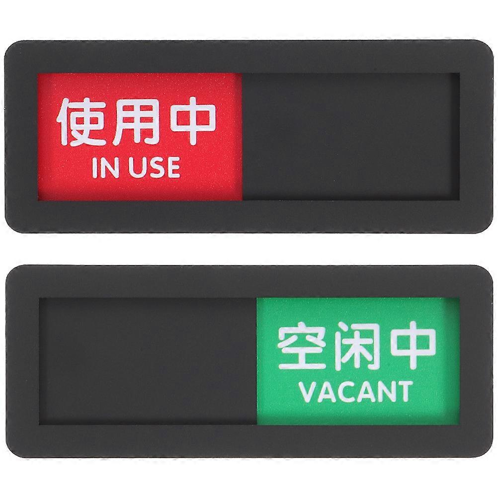 Vacant Occupied Door Sign Stylish Room Indicator with Easy Slide Privacy Sign for Office and Home Use, Vibrant Color Design for Visibility