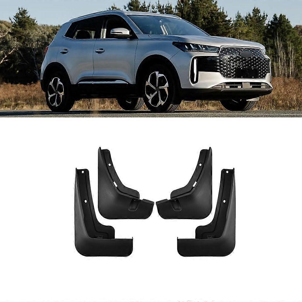 Car Mud Flaps 4-Piece Set For Chery Tiggo 4 Pro 2025+ Front And Rear Fender Guards