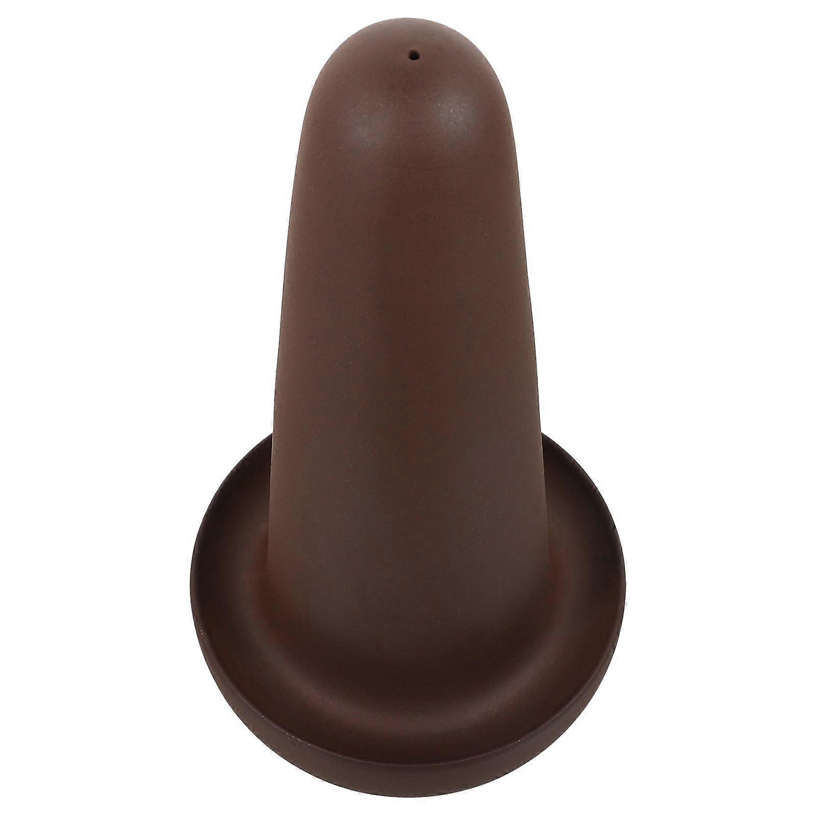 Fish Breeding Tool Spawning Cone Freshwater Aquarium Brown 26.00X12.00X12.00CM Spawning Site 1Pcs
