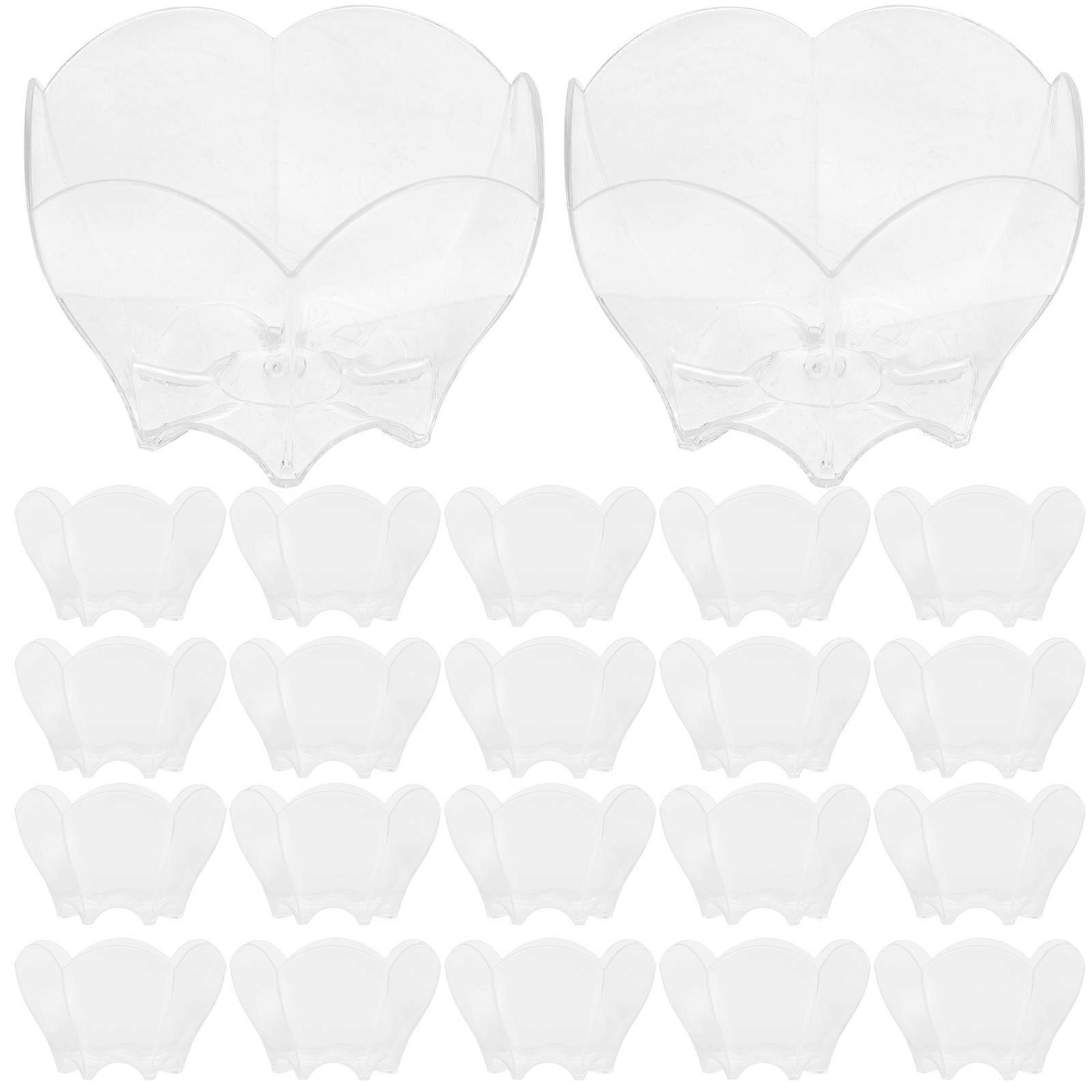 24pcs Dessert Cups Appetizer Cups Clear Pudding Cups Ice Cream Cups Mousse Cups 90ml