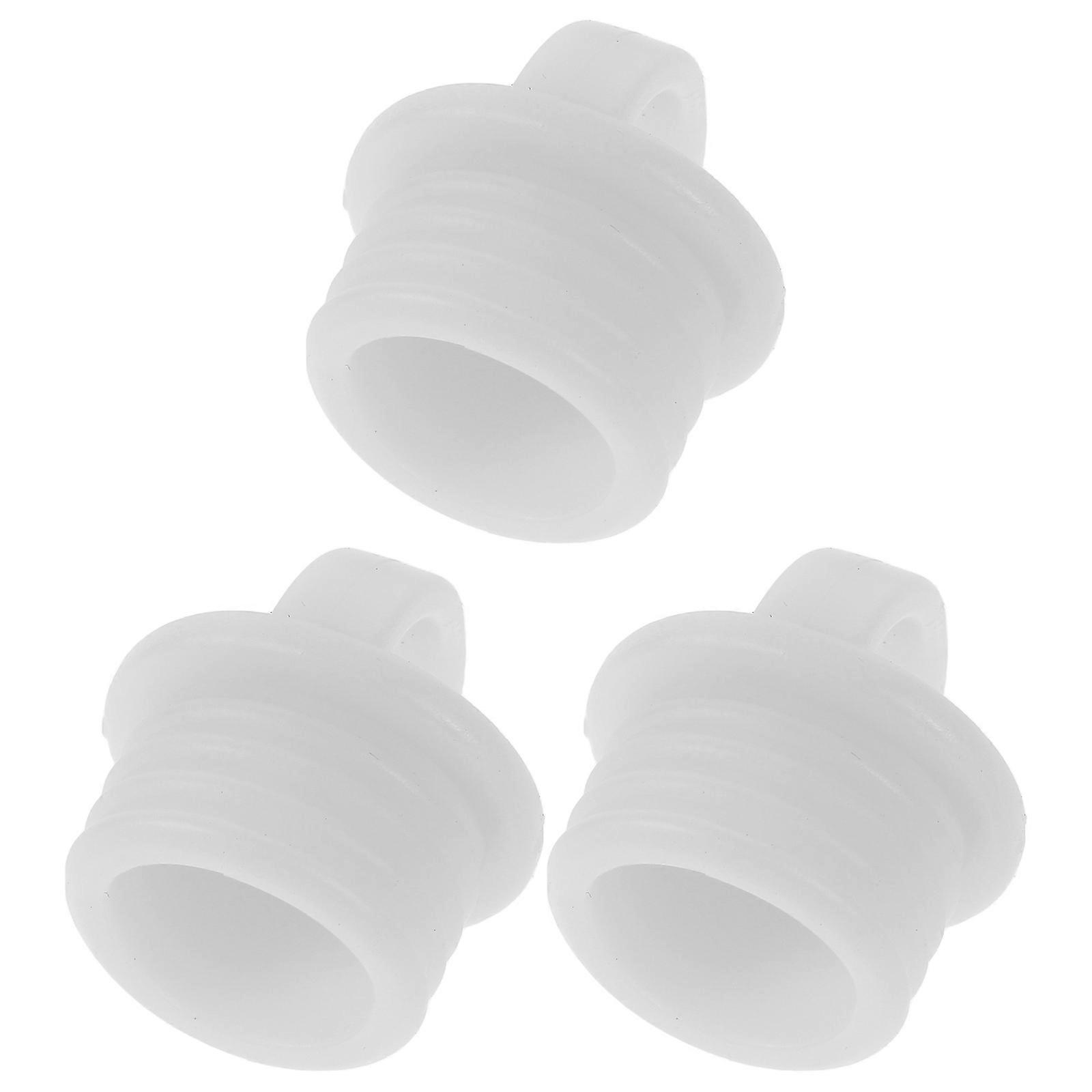 3pcs Silicone Mop Bucket Drain Plug Stopper for Rotating Outlets, Easy Replacement Seal to Prevent Spillage, Fits Standard Drain Diameters