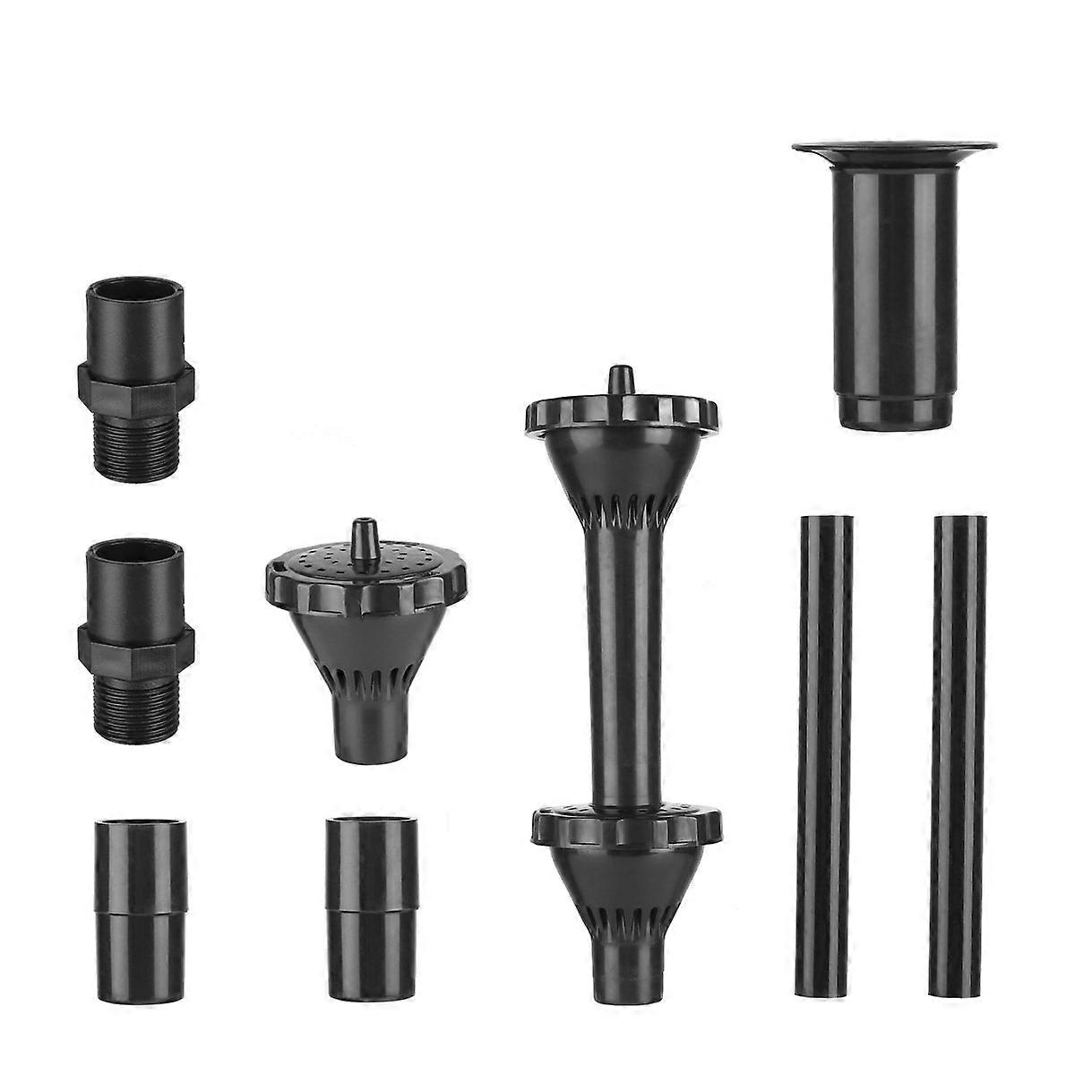 Fountain Spray Head Kit Easy Installation 9Pcs/Set For Rockery Design