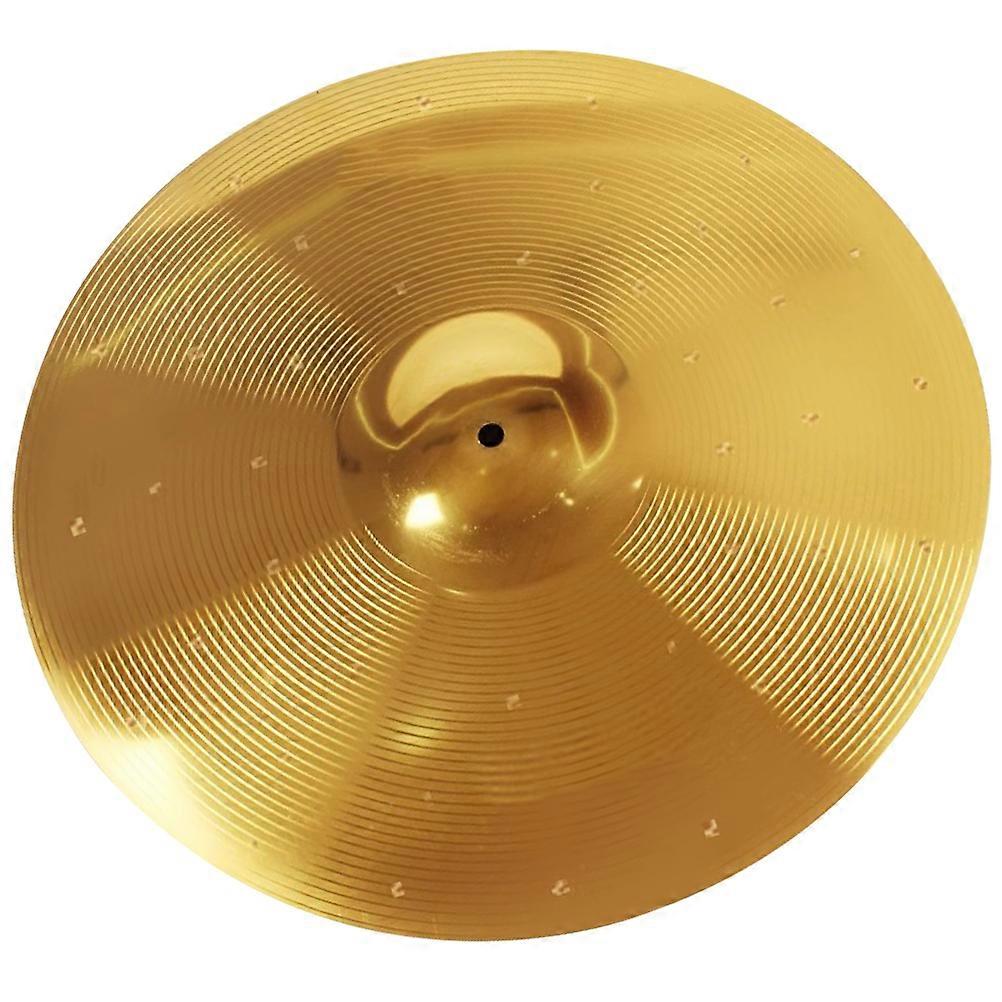 Practice Cymbals For Drums Metal Drum Set Cymbal Brass Alloy For Drum Skills Improvement Beginner Drummers 20.00X20.00X0.50cm 1Pcs