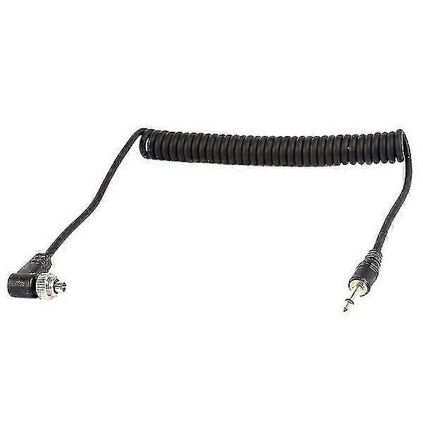 3.5 mm to Male PC Flash Sync Cable Screw Lock for Trigger Studio Light Hfmqv