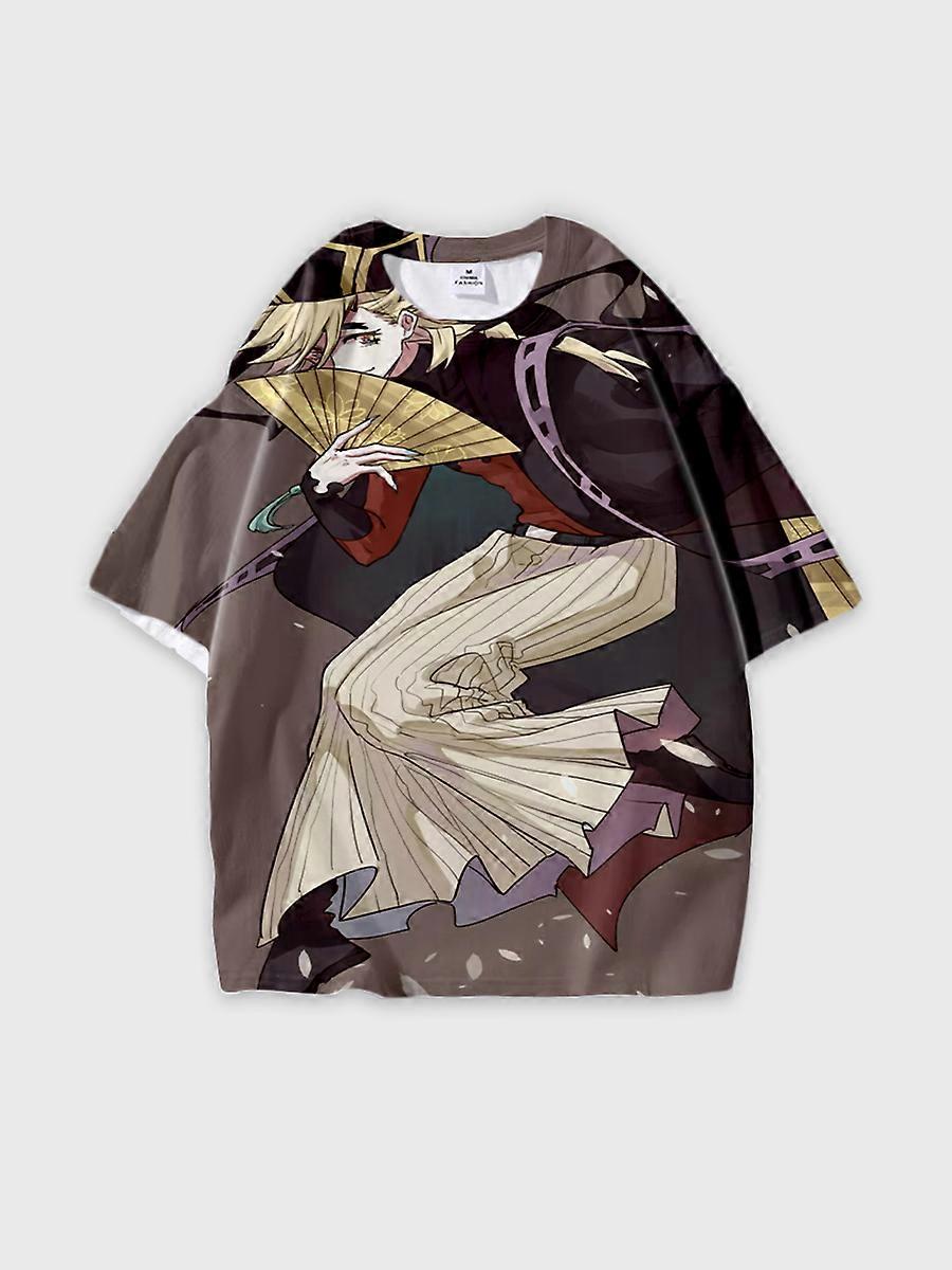 T-Shirt Rundhals Character Pattern locker kurzarm P2050