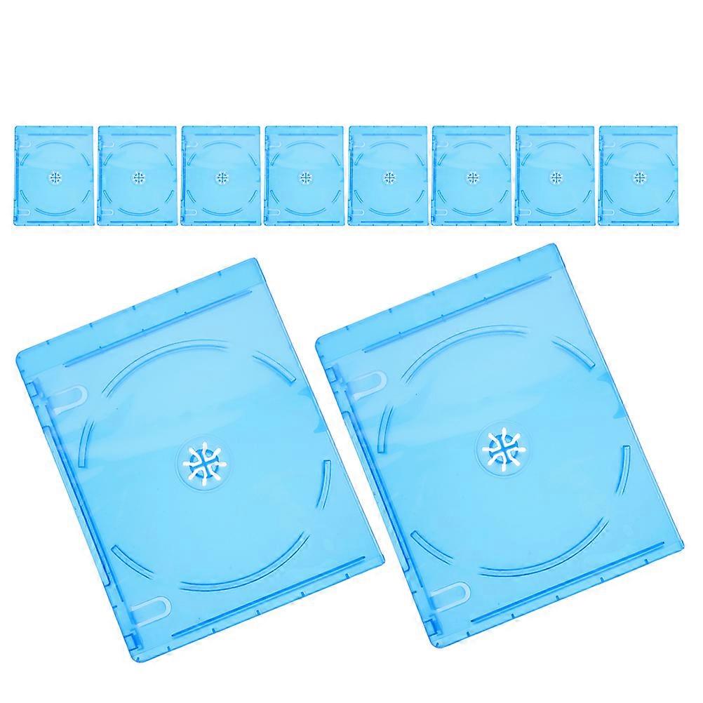 Disc Storage Holder Portable Durable Soft Pp Plastic For Dvds -ray Discs With Insertable Cover 10Set