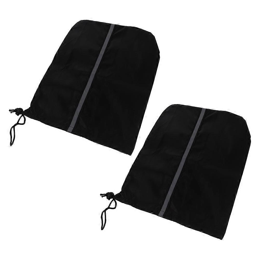 WORGEOUS 2pcs Car Side Mirror Covers Dust Protective Rear View Mirror Covers