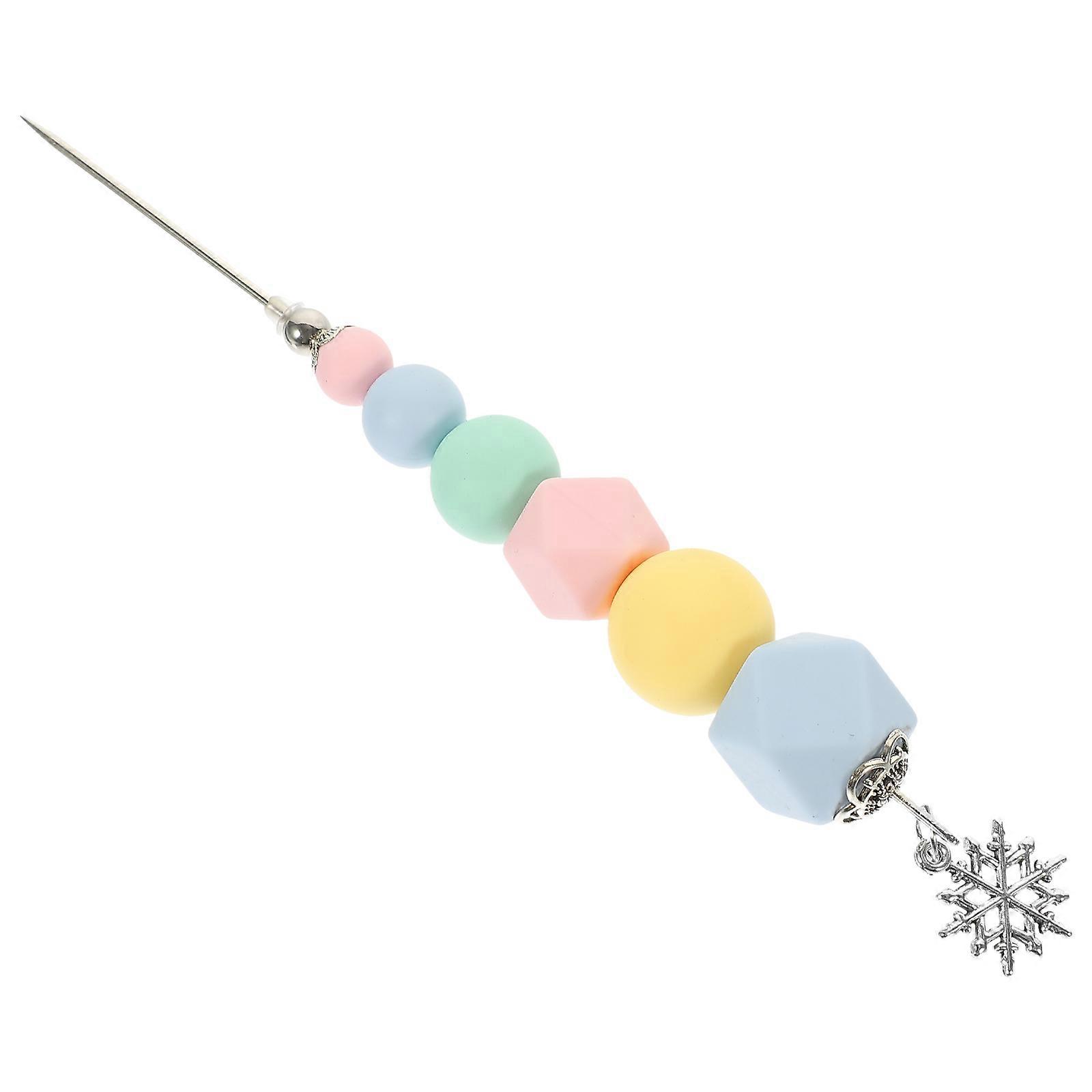 Sugar Stir Needle Multi Silicone Cake Decorating Tool for Home Easy to Clean and Reusable 10.5 Inches