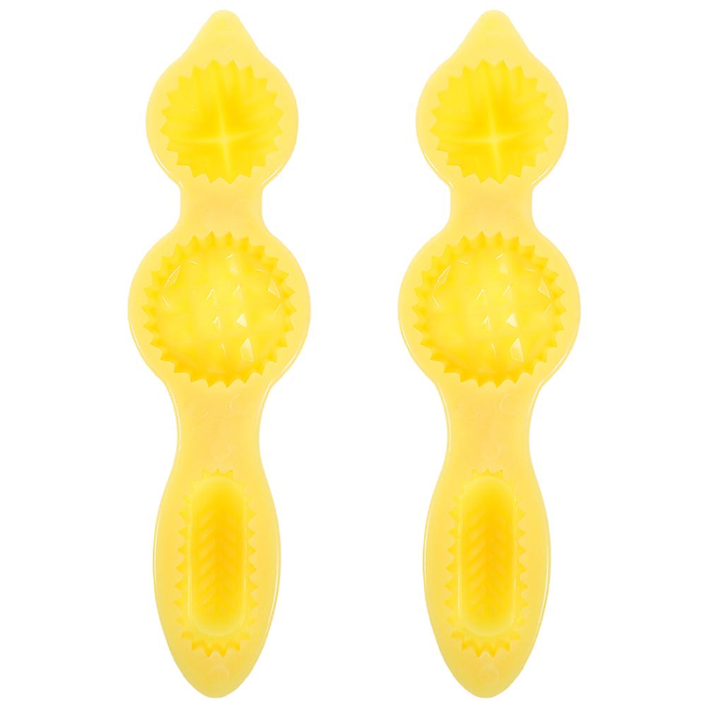 Yellow Reusable Cookie Mold for Kitchen Use Made of ABS Safe and 2pcs