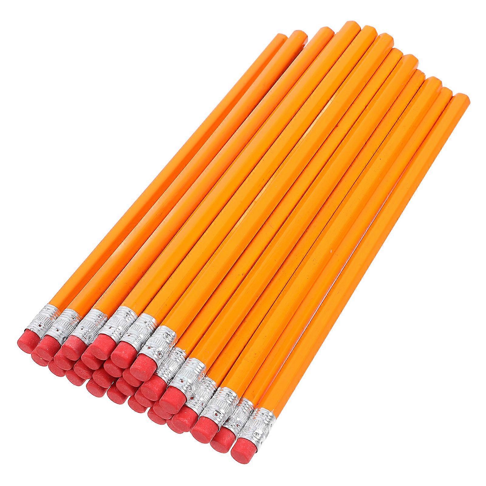 100pcs HB Wood Pencils with Erasers – Bulk Writing & Drawing Pencils for School, Office, and Home Use – Comfortable Grip for Sketching, Drafting, and