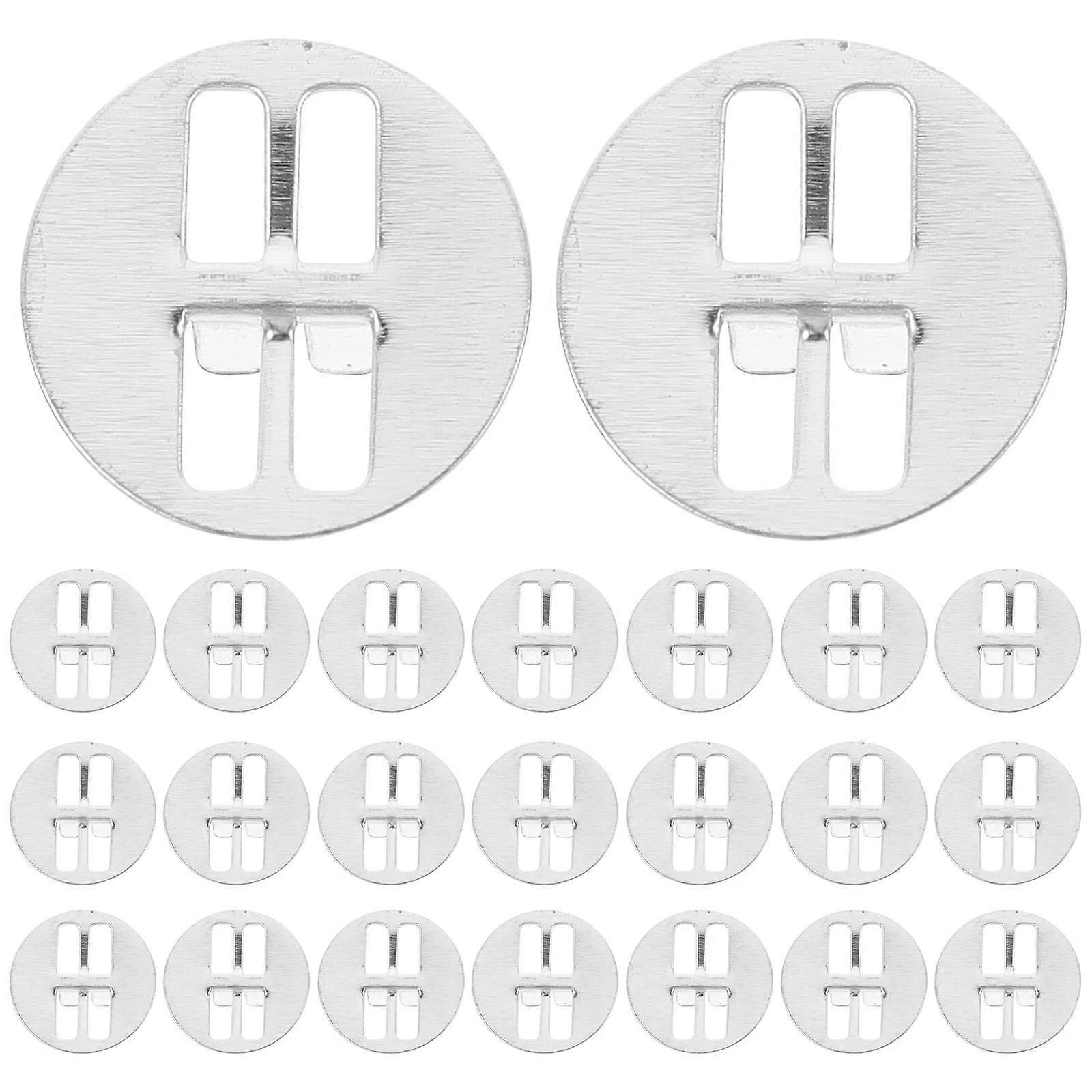 Wick Clips for Candles Making with Iron Material and Stable Burning Effect Silver Craft Accessories 100pcs