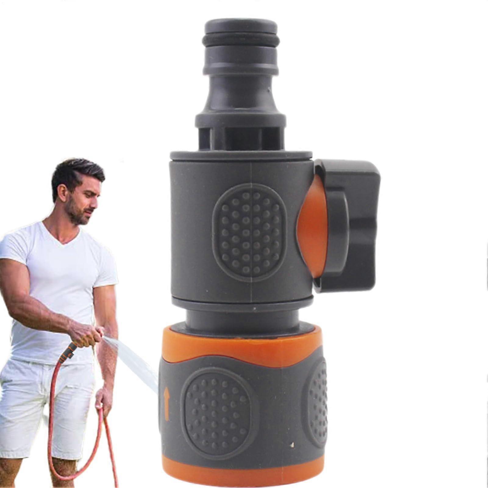 Hose Shut-off Valve for Garden Hoses, Durable Control Valve for Water Flow Regulation, Quick Connector with Threaded Compatibility