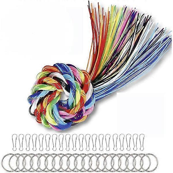 Wire Kit with 20 Colors, Clasps and Key Rings for Jewelry Making