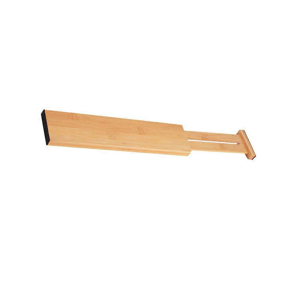 Adjustable Drawer Divider Bamboo Flexible DIY Separator Plate For Drawer Management Smooth And Polished 1Set