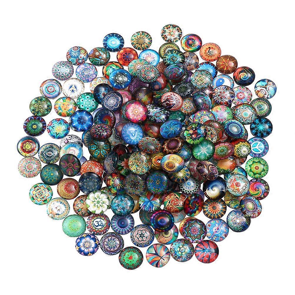 It sounds like you're referring to a product listing or description for **50pcs Gemstone Glass Round Patches** used in **DIY jewelry making**. Here's