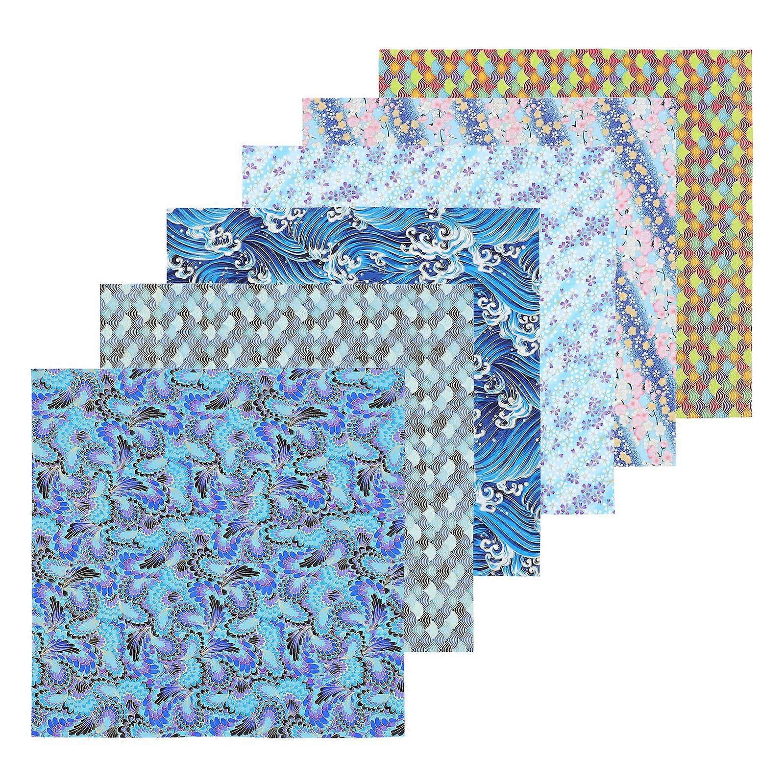 Assorted Color Cotton Craft Fabric Bundle 6Pack for Diy Projects Suitable for Cushion Pillow Curtain Clothing and Bag Tightly Woven Material