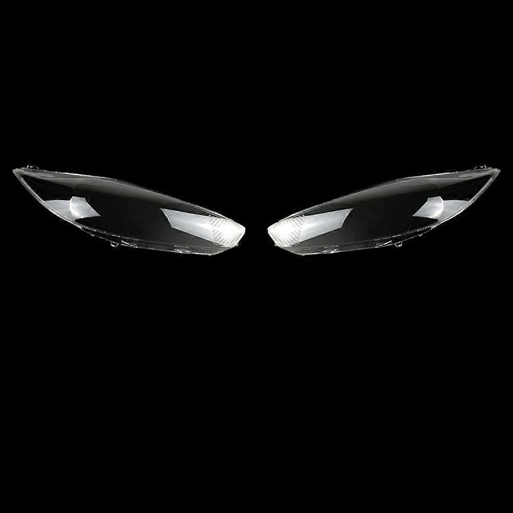 Für zu Auto Frontscheinwerfer Abdeckung Auto Scheinwerfer Kappen Lampenschirm Lampenabdeckung Scheinwerfer Licht Glas Linsenschale Für Ford Fiesta 2013 2014 2015