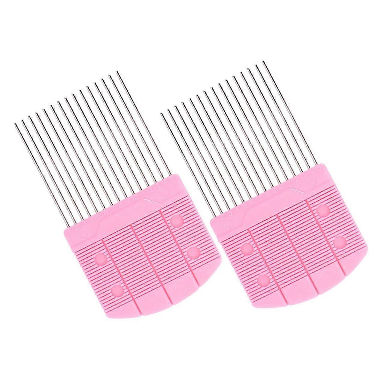 2 Pieces Paper Quilling Comb DIY Craft Tool Durable Comb for Paper Quilling Longlasting and Reusable for Creative Craft Projects