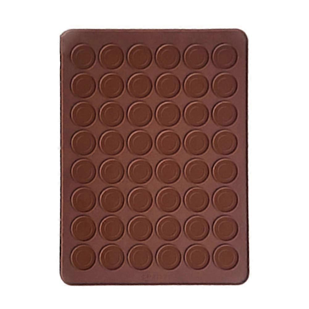 Portable Silicone Macaron Mold Baking Mat Non-Stick Fondant Pastry Mat for Easy Baking and Decorating