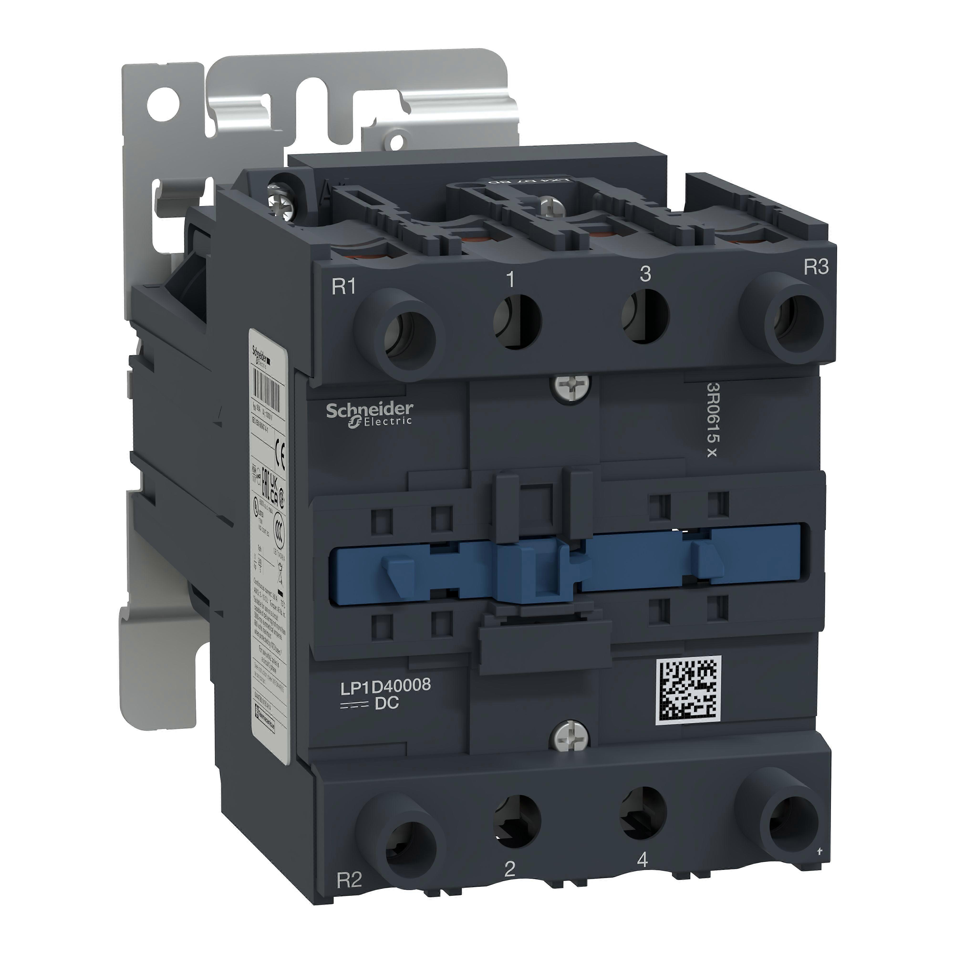 Schneider Contactor 60a 4-pole Tesys D Lp1d40008fd