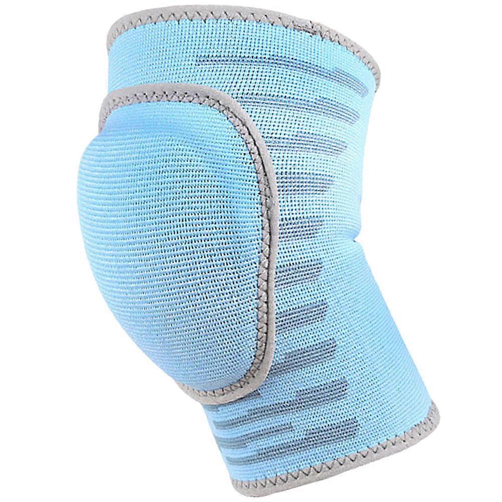 Skyblue Knee Pads for Daily Use Made of Nylon Polyester Elastic Fiber and Sponge Ergonomic Design 6.5x5 inches