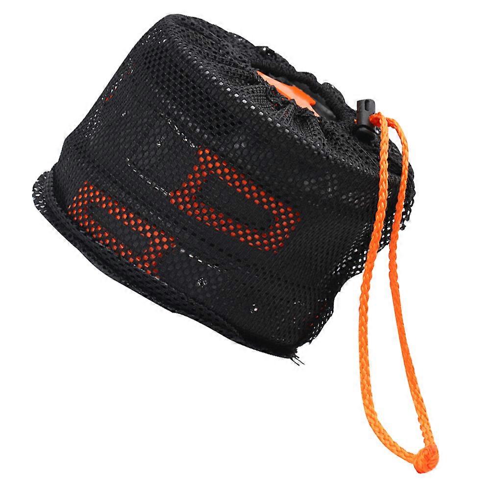 Multifunctional Camping Cookware 1 Set Suitable For Outdoor Cooking Providing Safe Use With Orange Aluminium Alloy