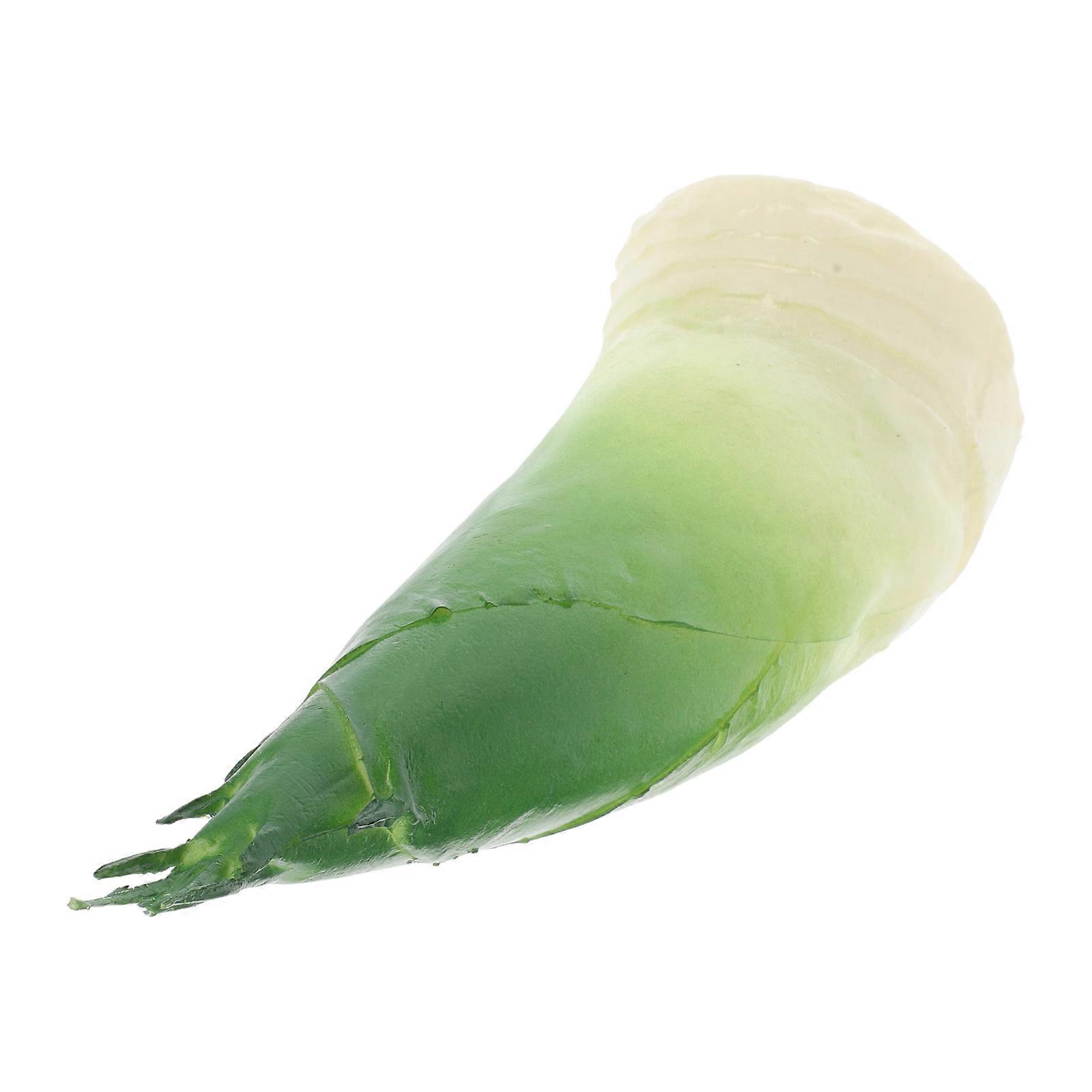 Lifelike Artificial for Decor Green PU Material Highly Realistic Appearance 7 Inches