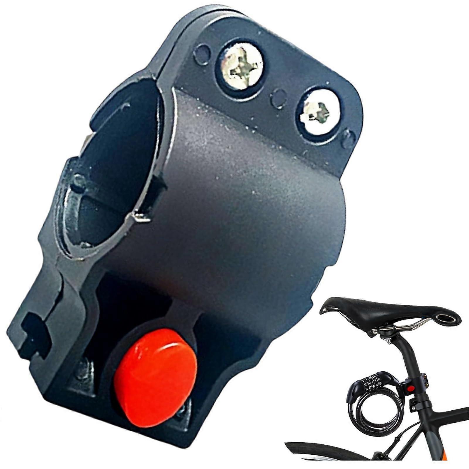 Bike Lock Mount For U Lock And D Lock Fixed Bracket U-Lock Bicycle Mount Replacement Lock Clip Cable Lock Holder