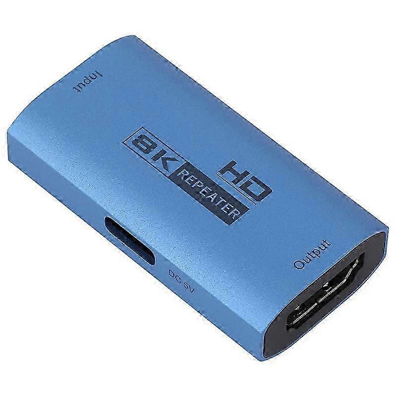 8K -Compatible Extender 8K Repeater HD   Video Converter -Compatible Adapter