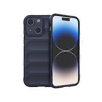 Para iPhone 14 Plus Phone Case Anti-Scratch Shockproof Phone Cover Azul Escuro