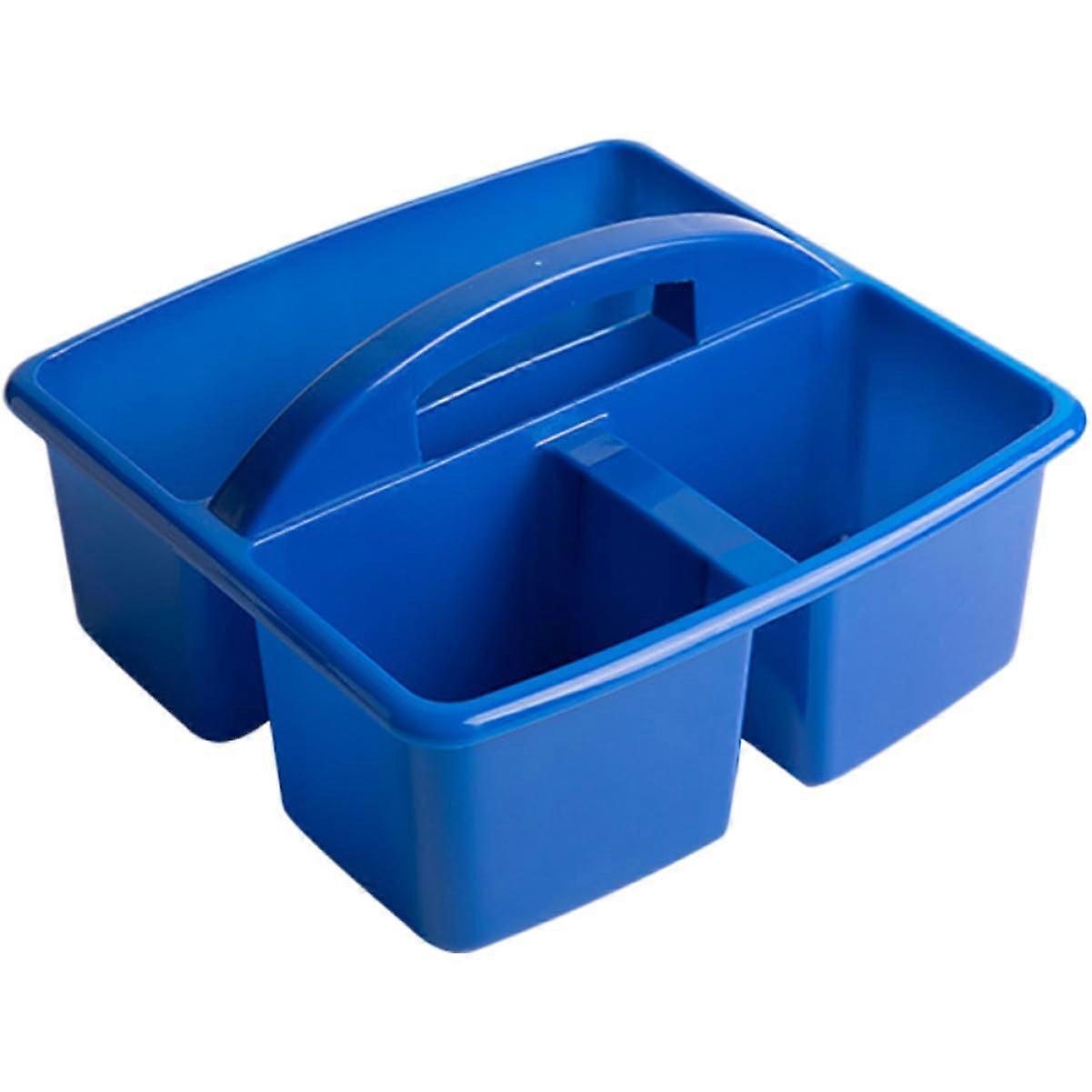 Container for Small Items - Portable Plastic Table Organizer for Painting Tools, Office Supplies, and School Pens
