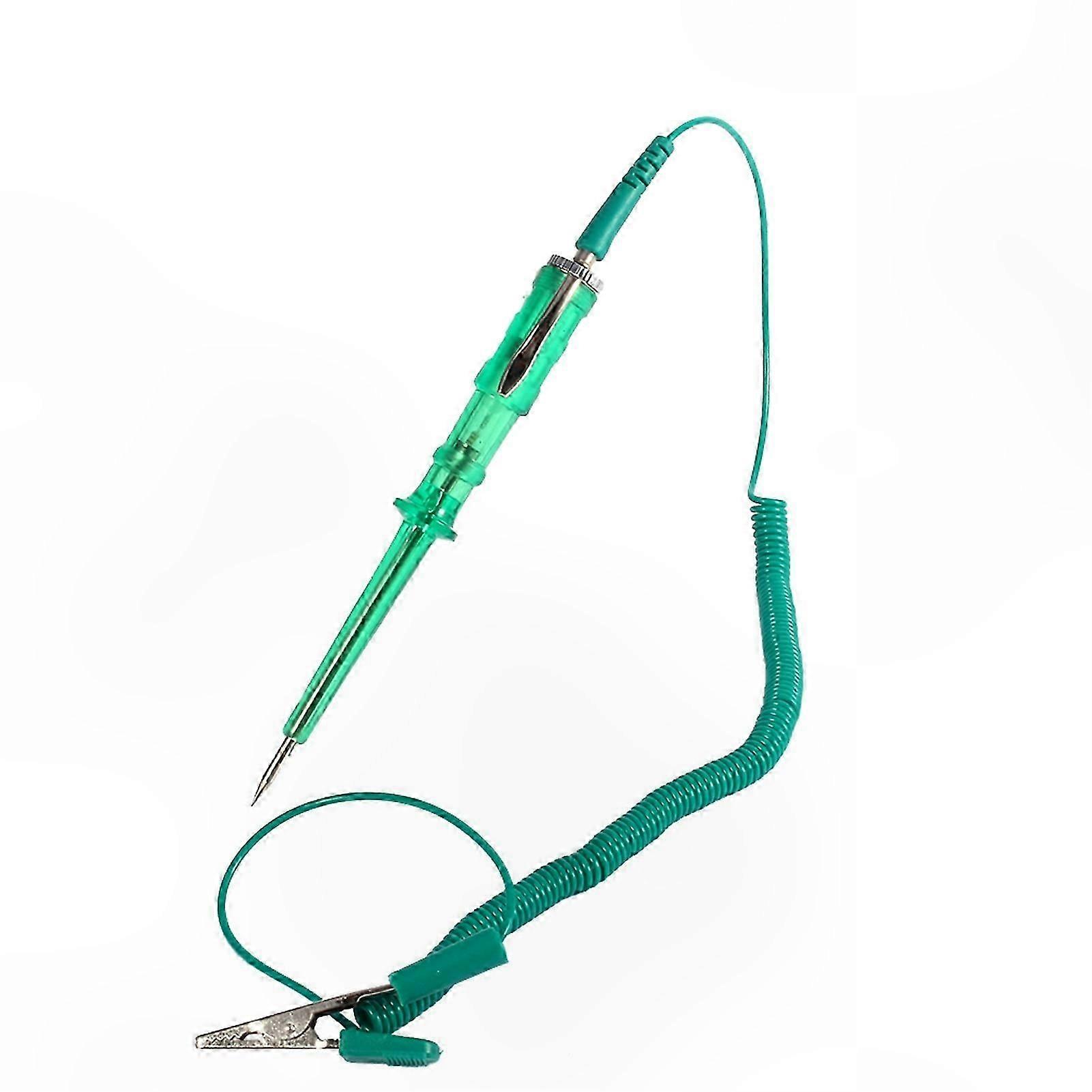 DC 6V 12V 24V Auto Voltage Tester Pen with Light Bulb for Circuit Testing Green