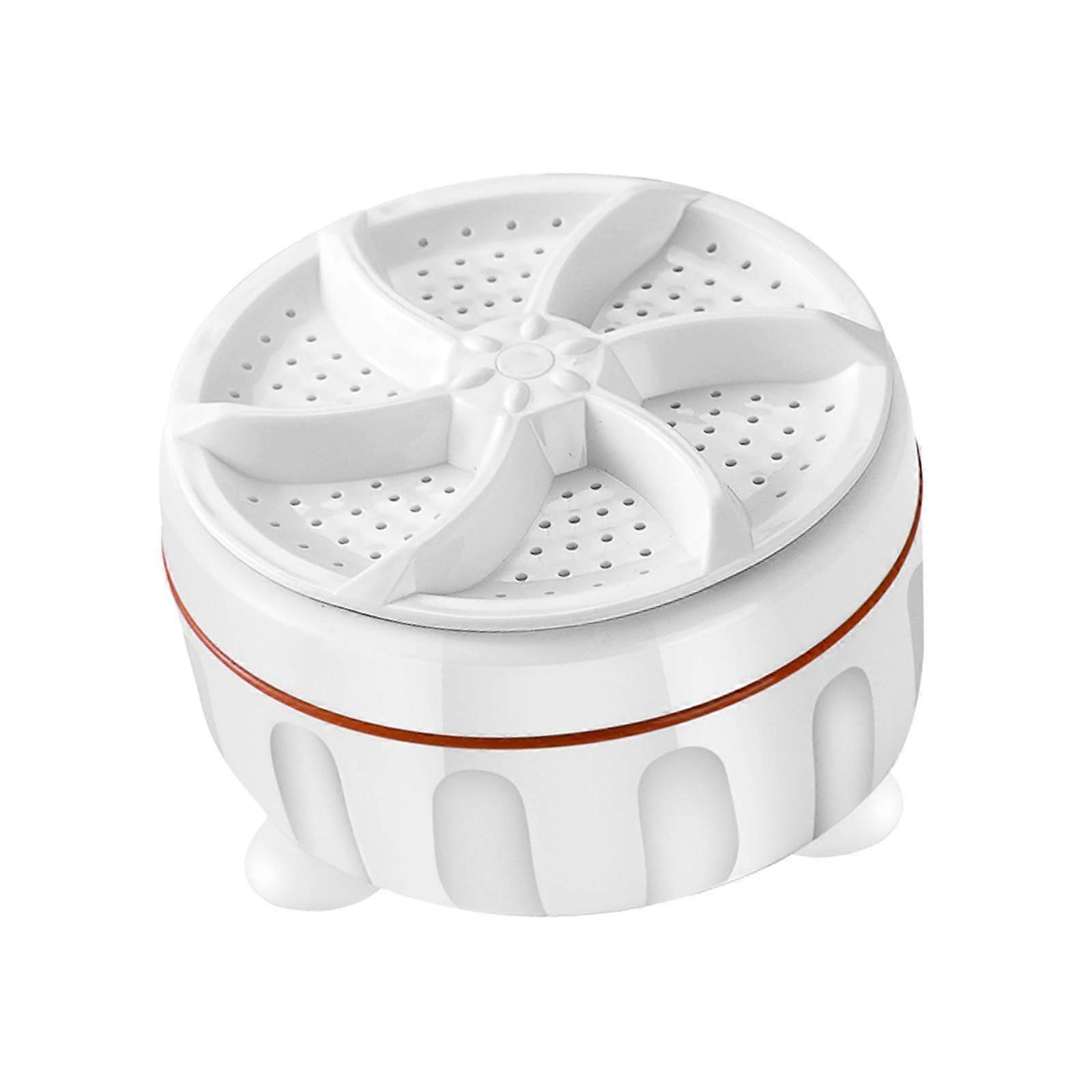 Mini Washing Machine for Travel, Electric 5V USB Compact 360 Degree Rotating Cleaning Tool, Outdoor Two-Way Reversible Design