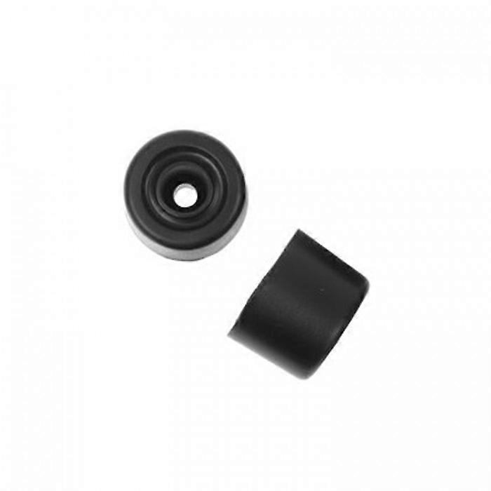 Large Black Rubber Door Stops 33mm / 1.1/4'' Single